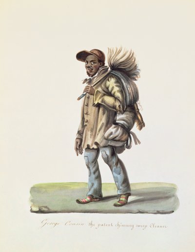George Cousin, o Limpador de Limpeza de Chamas Patenteado de Nicolino Calyo