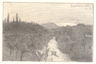 paisagem italiana de Niels Jakob Jakobsen Bjerre