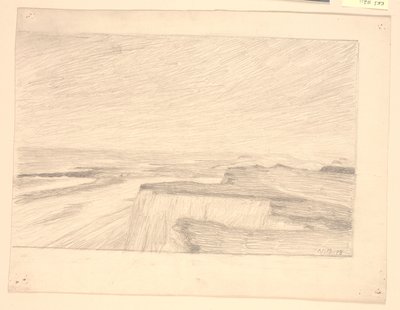 Vista sobre dunas e praia em Bovbjerg de Niels Jakob Jakobsen Bjerre