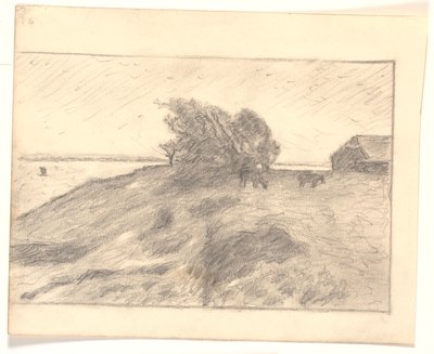 Vista em Vejbjerggaard com Venø de Niels Jakob Jakobsen Bjerre