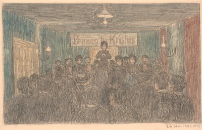 Reunião de avivamento em Lemvig de Niels Jakob Jakobsen Bjerre