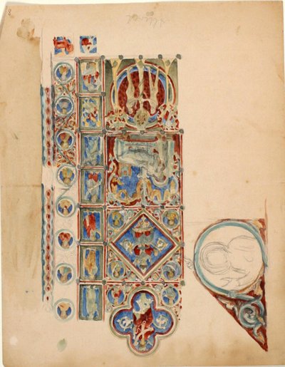 Cópia do mosaico cristão primitivo de Niels Larsen Stevns