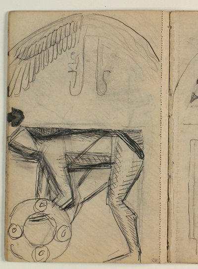 Rascunho para a lápide de Poul S. Christiansen de Niels Larsen Stevns