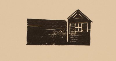 Vinheta com uma casa de Niels Nielsen