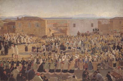 A dança das mulheres em Megara de Niels Skovgaard