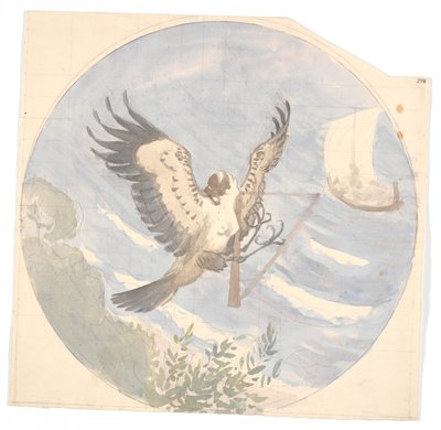 Ulisses navega pela ilha das sereias de Niels Skovgaard