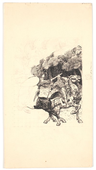 Duelo de Roland e Oliver de Niels Skovgaard