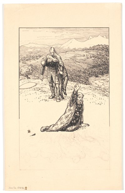 Morte do Arcebispo Turpin de Niels Skovgaard