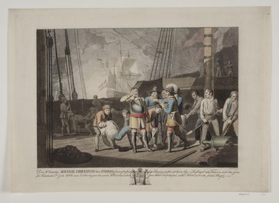 Christian IV na batalha naval de Fehmarn, 1644 de Niels Truslew