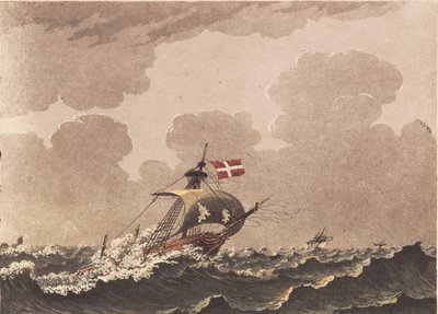 Um navio maltratado, sinalizando saques de Niels Truslew