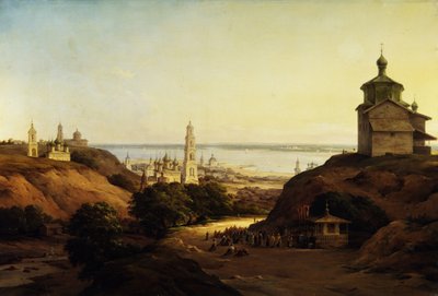 Vista de Yuriev-Povolzhsky, 1851 de Nikanor Grigoryevich Chernetsov