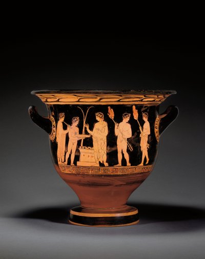 Campanário ático em figura vermelha, c.420-400 AC de Nikias Painter