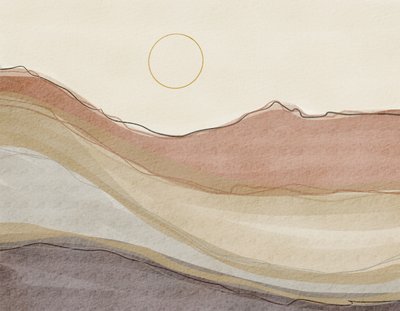 Paisagem do deserto em estilo boho de Nikita Jariwala