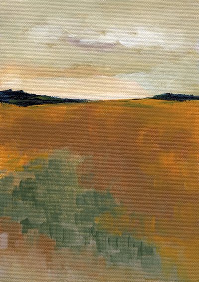 Campo Abstrato Dourado de Nikita Jariwala