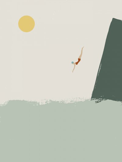 Mergulho em Ocean Cliff de Nikita Jariwala