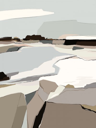 Terra Abstrata e Sereno de Nikita Jariwala