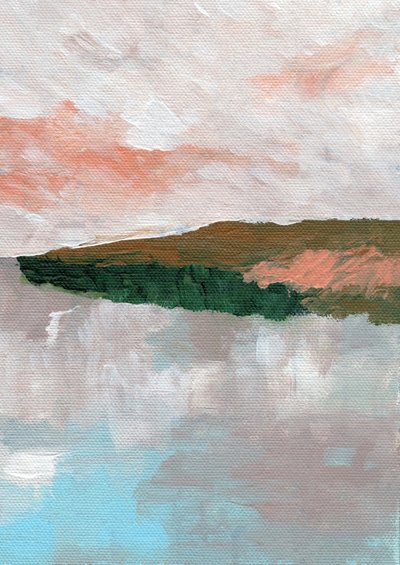 Paisagem abstrata serena de Nikita Jariwala