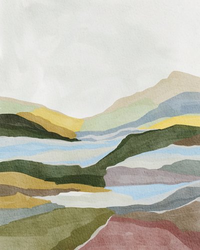 Paisagem serena em camadas de Nikita Jariwala