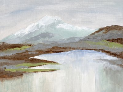 Lago sereno na montanha de Nikita Jariwala