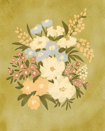 Ramo de flores delicadas de Nikita Jariwala