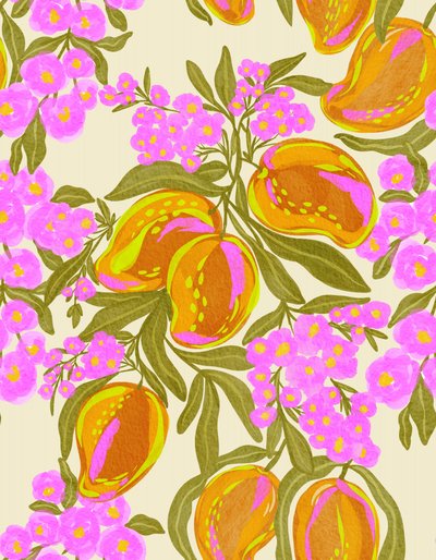 Flores de manga vibrantes de Nikita Jariwala