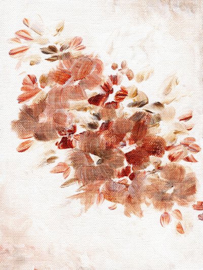 Flores abstratas em tons quentes de Nikita Jariwala
