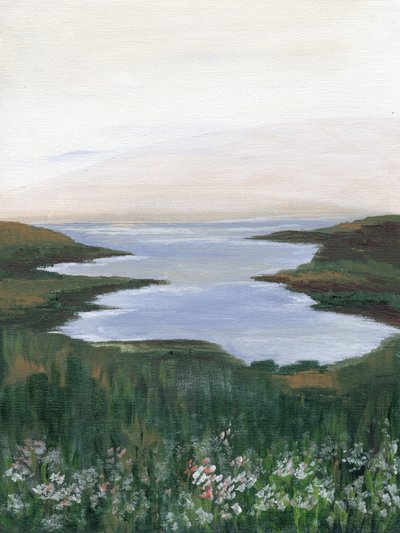 Vista da Costa das Flores Silvestres de Nikita Jariwala