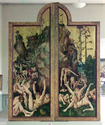 O Martírio dos Dez Mil (painel) (ver 197673 para detalhes) de Niklaus Manuel