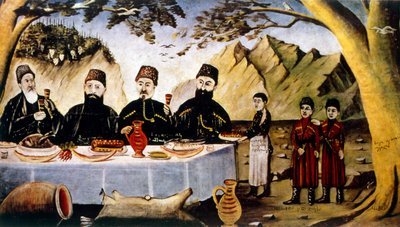 Festa dos quatro príncipes de Niko Pirosmani