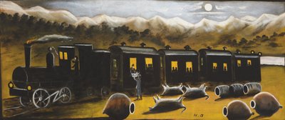 Comboio de Kakhetian de Niko Pirosmani