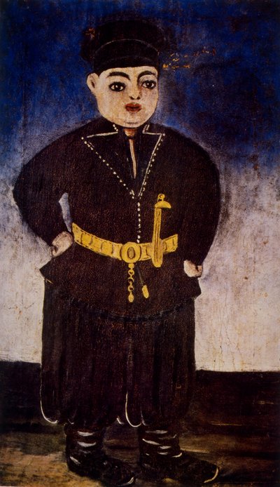 Jovem circassiano de Niko Pirosmani