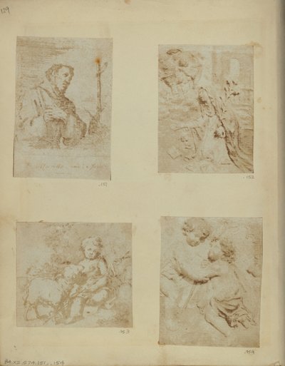 São Francisco. De uma gravura supostamente única de Murillo de Nikolaas Henneman