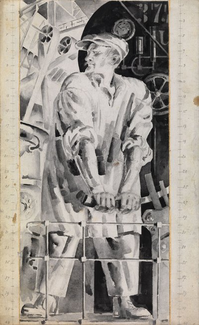 O Maquinista, década de 1920 de Nikolai Adrianovich Tyrsa