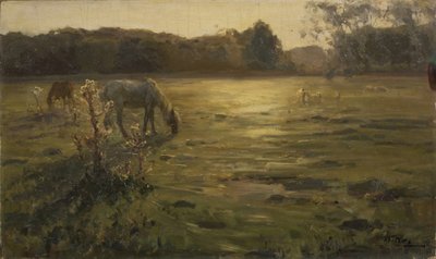 Cavalos no Prado de Nikolai Alexandrovich Klodt