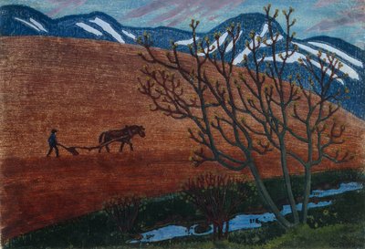 Noite de arado de Nikolai Astrup