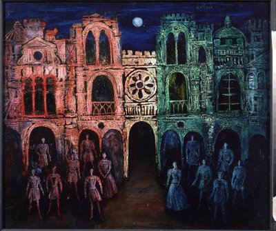 Projeto de encenação da peça Romeu e Julieta de William Shakespeare, 2002 (desenho) de Nikolai Konstantinovich Agafonov