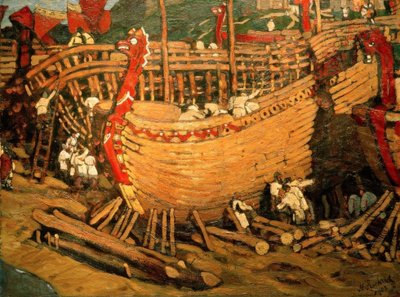 Construção de navios de Nikolai Konstantinowitsch Roerich