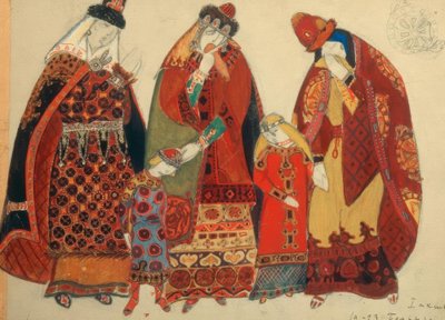 Borodin, Prince Igor - Figurinhas Roerich de Nikolai Konstantinowitsch Roerich