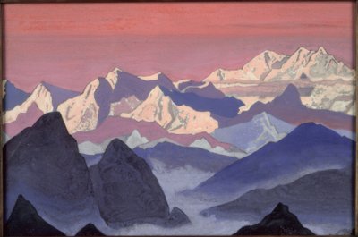 Kangchenjunga - Pintura por NKRoerich de Nikolai Konstantinowitsch Roerich