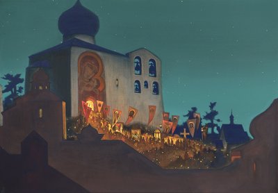 Páscoa russa, 1924 de Nikolai Konstantinowitsch Roerich