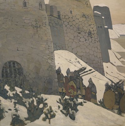 O relógio, 1905 de Nikolai Konstantinowitsch Roerich