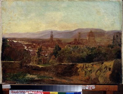 Florença (Itália) (Florença). Pintura de Nikolai Nikolayevich Ge (Gay) (1831-1894), óleo sobre tela de Nikolai Nikolajevitch Gay