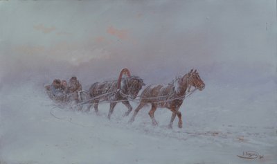 Tempestade de neve, 1901 de Nikolai Nikolayevich Karasin