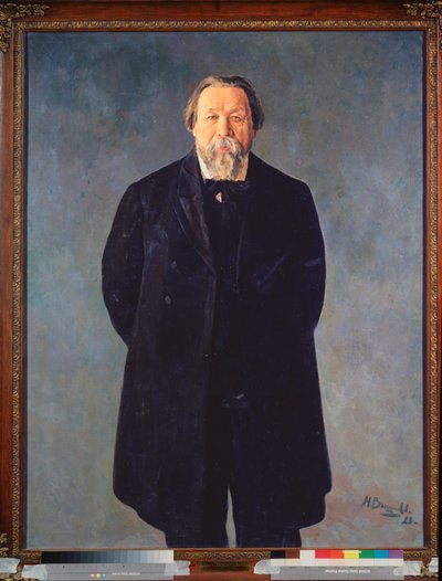 Retrato do compositor M Ippolitov-Ivanov de Nikolai Nikolayevich Vysheslavtsev