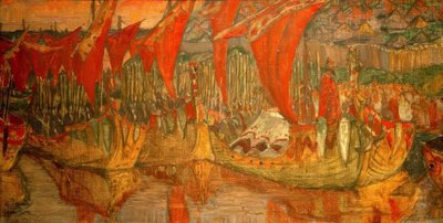 A viagem de Vladimir a Korsun de Nikolai Konstantinowitsch Roerich