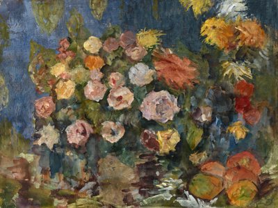 Natureza morta com flores e frutas, 1907 de Nikolaj Nikolaevic Sapunov