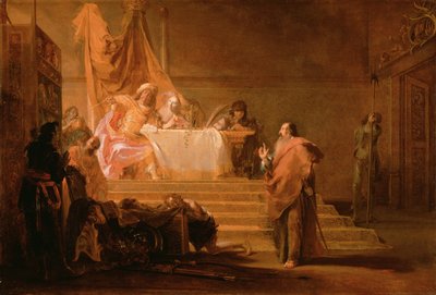 Solon antes de Croesus de Nikolaus Knüpfer