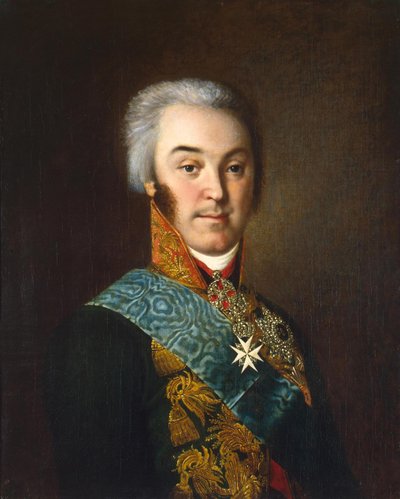 Retrato do Conde Nikolai Petrovich Sheremetev 1751-1809, 1800 de Nikolay Ivanovich Argunov