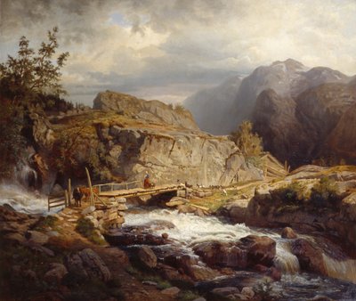 Rio na montanha de Nils Bjørnsen Møller