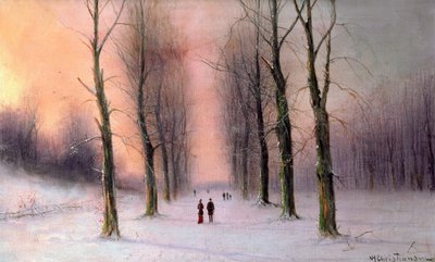 Parque da cena da neve-Wanstead de Nils Hans Christiansen